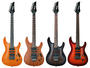 The Ibanez S Prestige (centre) and SV Prestige (sides)